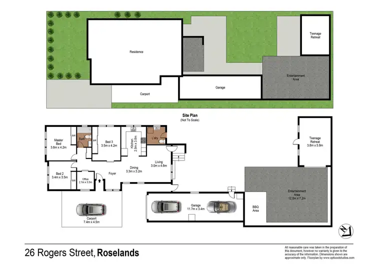 Floorplan of Homely house listing, 26 Rogers Street, Roselands NSW 2196
