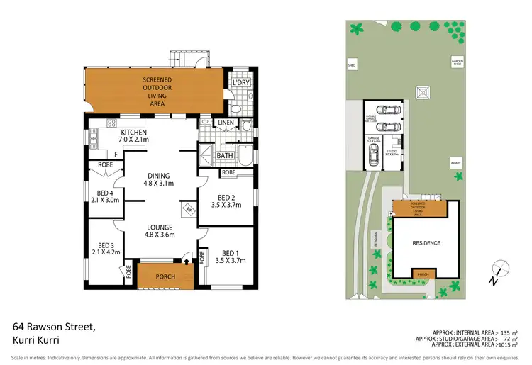 Floorplan of Homely house listing, 64 Rawson Street, Kurri Kurri NSW 2327