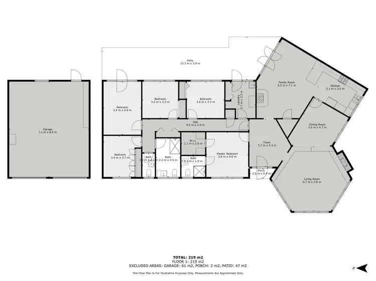 Floorplan of Homely house listing, 1 Jindalee Street, Berridale NSW 2628