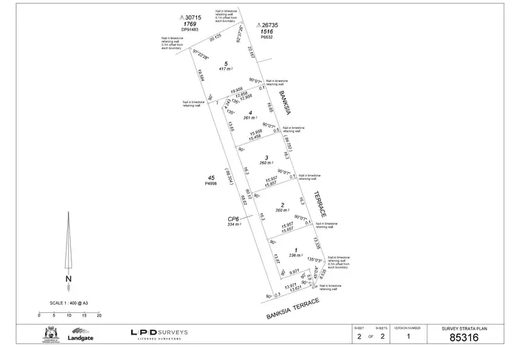 Floorplan of Homely land listing, LOT 3, 77-79 Banksia Terrace, South Yunderup WA 6208