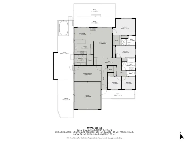Floorplan of Homely house listing, 30 Banksia Avenue, Kalkite NSW 2627
