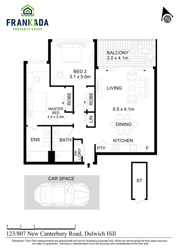 Floorplan of Homely apartment listing, 123/807 New Canterbury Road, Dulwich Hill NSW 2203