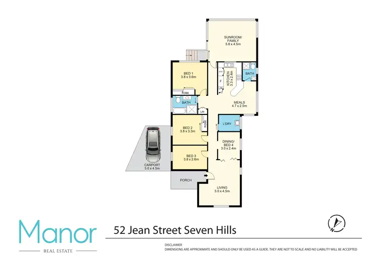 Floorplan of Homely house listing, 52 Jean Street, Seven Hills NSW 2147
