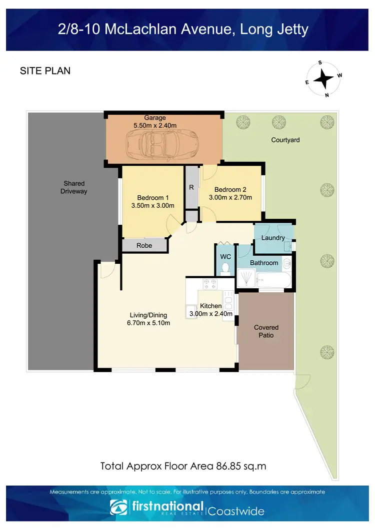 Floorplan of Homely villa listing, 2/8-10 McLachlan Avenue, Long Jetty NSW 2261