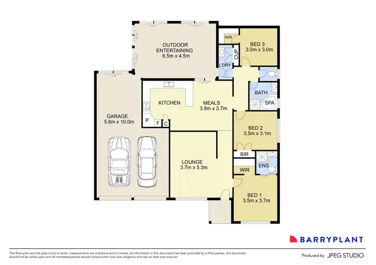 Floorplan of Homely house listing, 2A Vanessa Way, Delahey VIC 3037