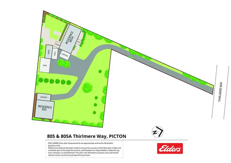 Floorplan of Homely house listing, 805 Thirlmere Way, Picton NSW 2571