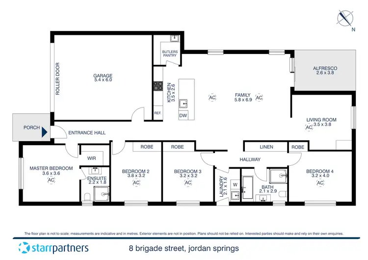 Floorplan of Homely house listing, 8 Brigade Street, Jordan Springs NSW 2747