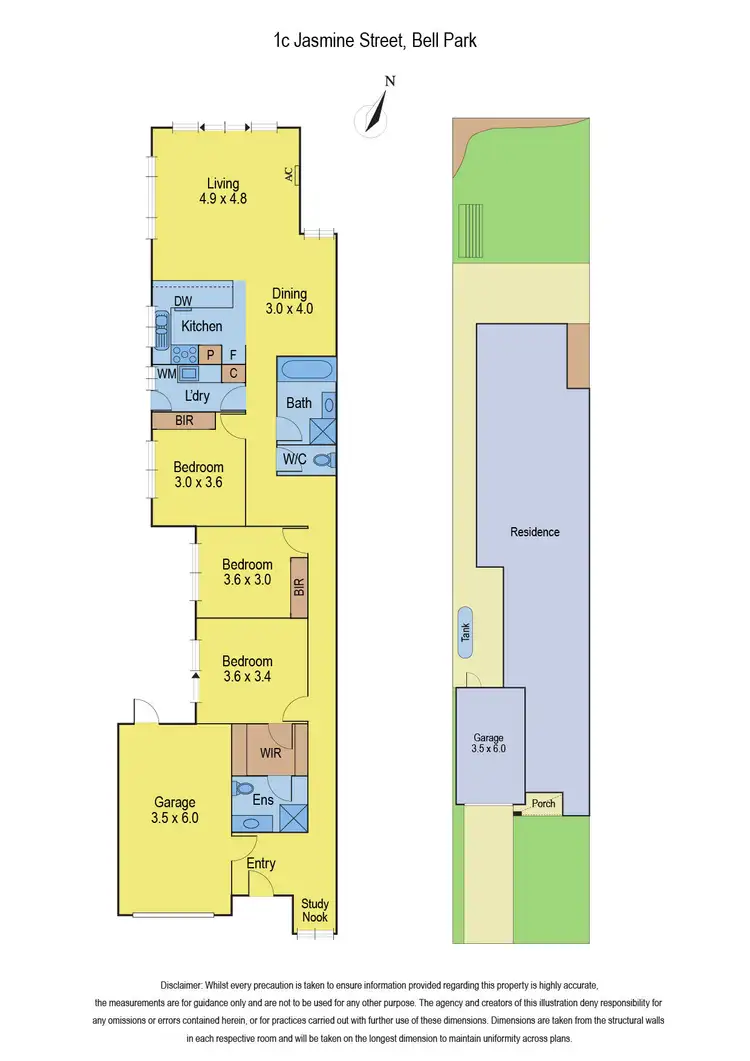 Floorplan of Homely unit listing, 1C Jasmine Street, Bell Park VIC 3215