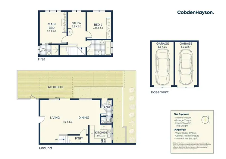 Floorplan of Homely townhouse listing, 4/138 Edenholme Road, Wareemba NSW 2046