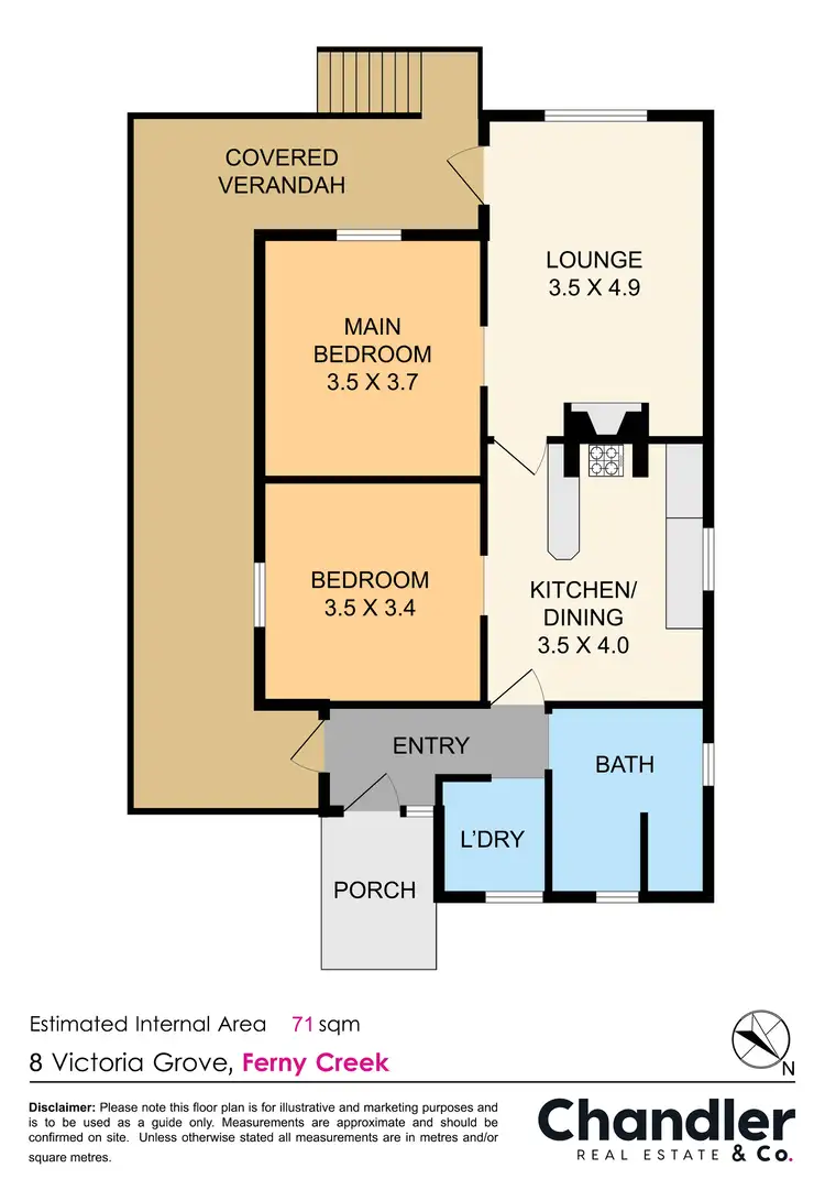 Floorplan of Homely house listing, 8 Victoria Grove, Ferny Creek VIC 3786