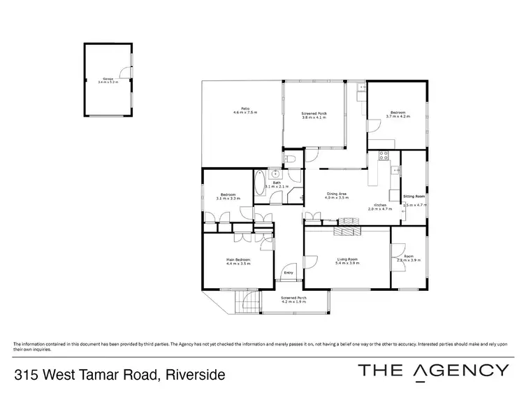 Floorplan of Homely house listing, 315 West Tamar Road, Riverside TAS 7250