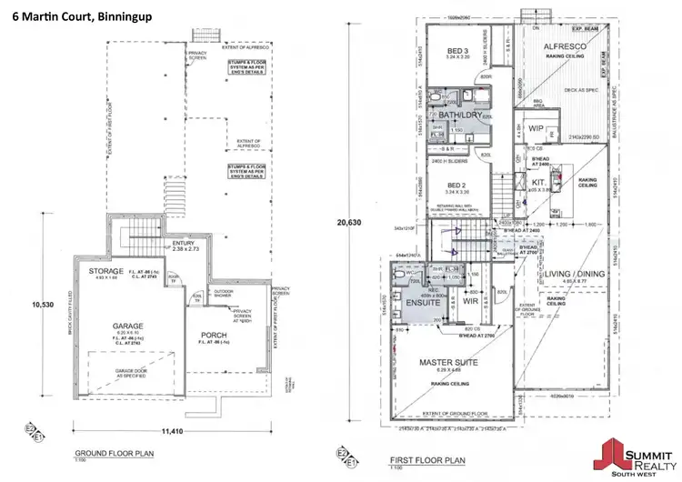 Floorplan of Homely house listing, 6 Martin Court, Binningup WA 6233