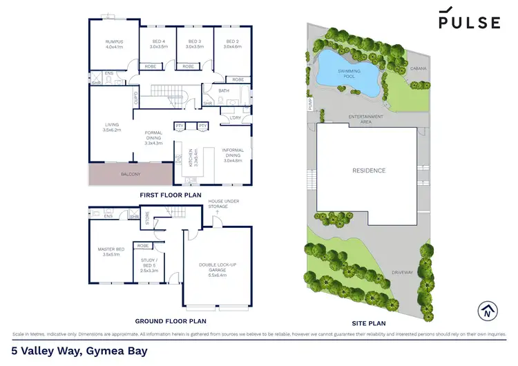 Floorplan of Homely house listing, 5 Valley Way, Gymea Bay NSW 2227