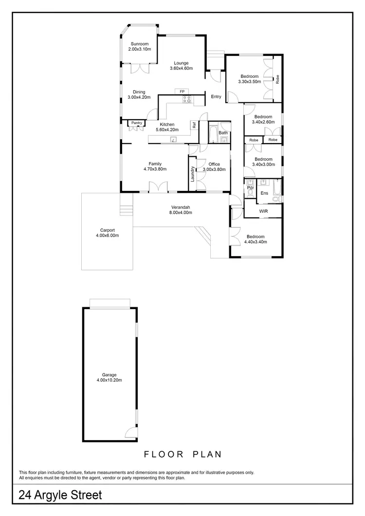 Floorplan of Homely house listing, 24 Argyle Street, Goulburn NSW 2580