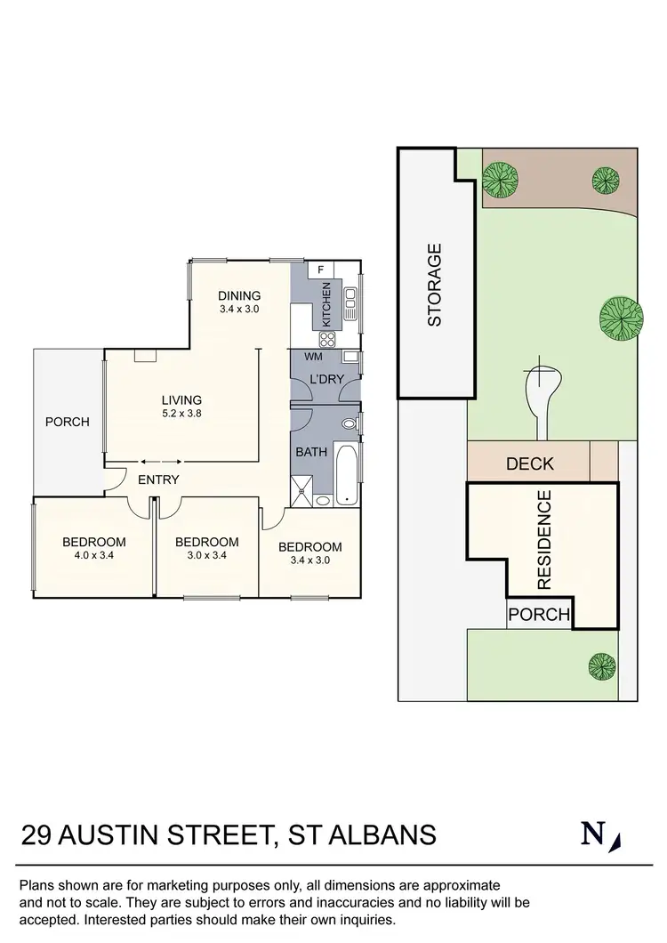 Floorplan of Homely house listing, 29 Austin Street, St Albans VIC 3021