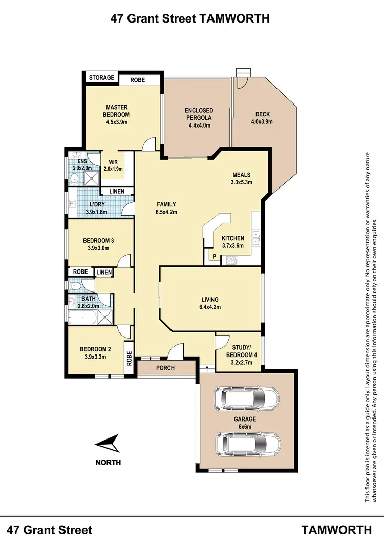 Floorplan of Homely house listing, 47 Grant Street, Tamworth NSW 2340