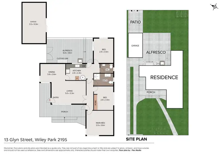 Floorplan of Homely house listing, 13 Glyn Street, Wiley Park NSW 2195