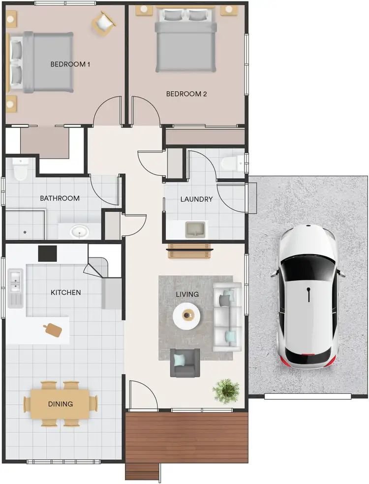 Floorplan of Homely unit listing, 138/45 Annabella Street, Cranbourne East VIC 3977