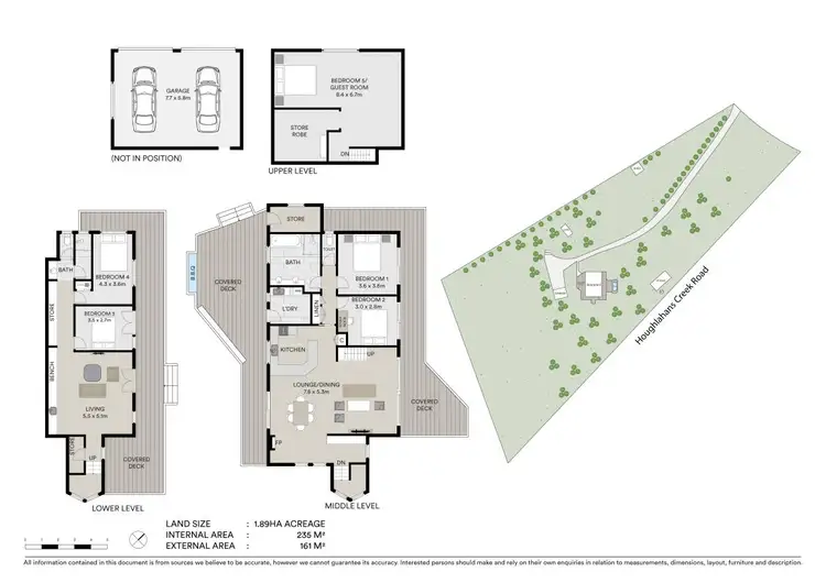 Floorplan of Homely rural property listing, 755 Houghlahans Creek Road, Pearces Creek NSW 2477