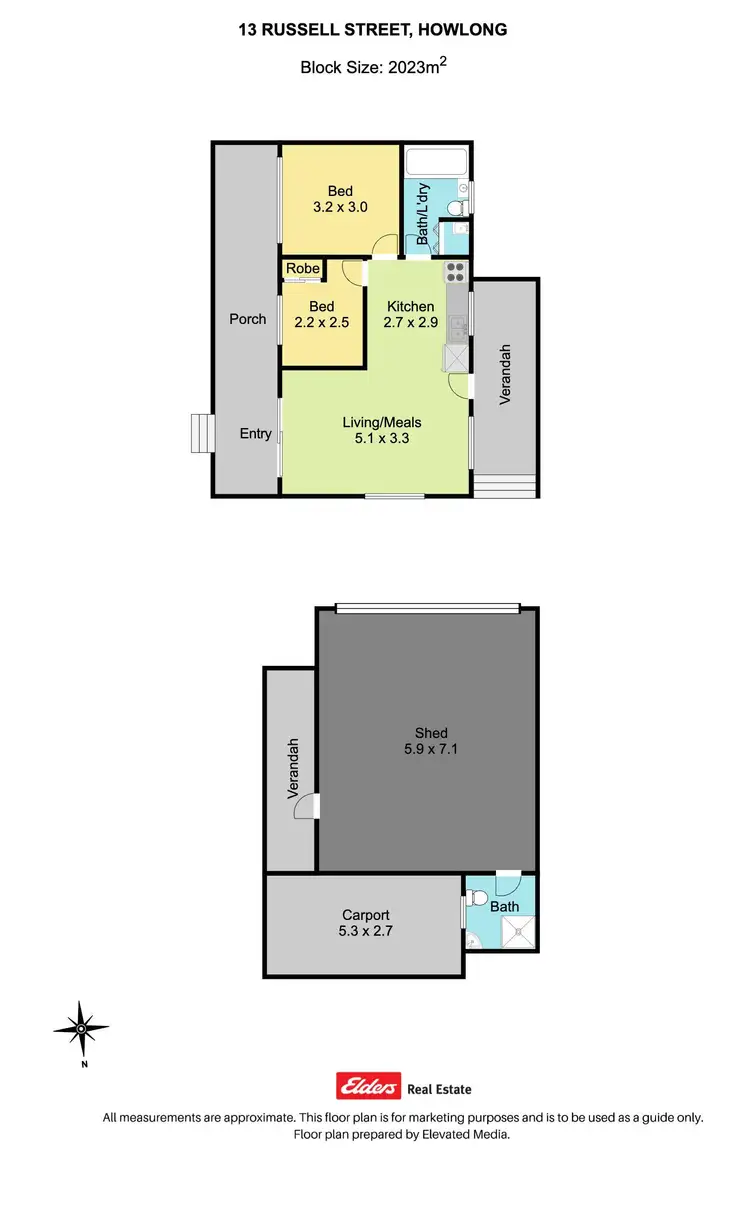 Floorplan of Homely house listing, 13 Russell Street, Howlong NSW 2643