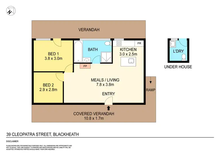 Floorplan of Homely house listing, 39 Cleopatra Street, Blackheath NSW 2785