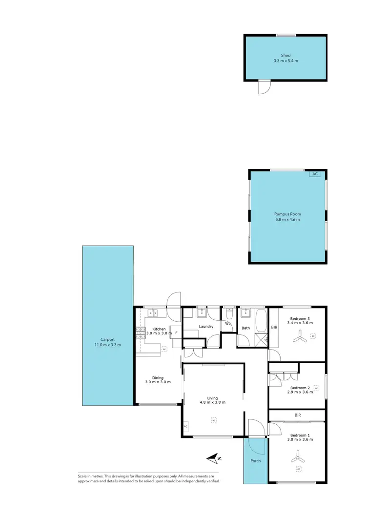 Floorplan of Homely house listing, 19 McCoy Street, Brighton SA 5048