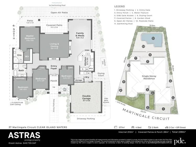 Floorplan of Homely house listing, 37 Martingale Circuit, Clear Island Waters QLD 4226