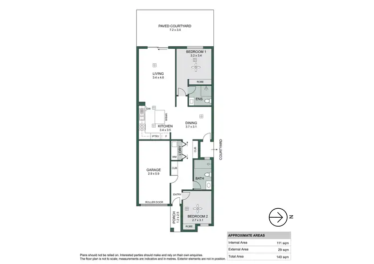 Floorplan of Homely house listing, 10 Ranford Road, Largs North SA 5016