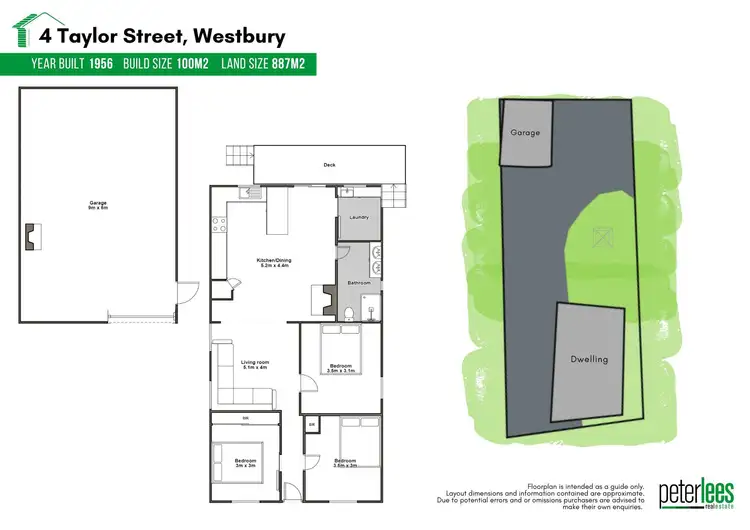 Floorplan of Homely house listing, 4 Taylor Street, Westbury TAS 7303