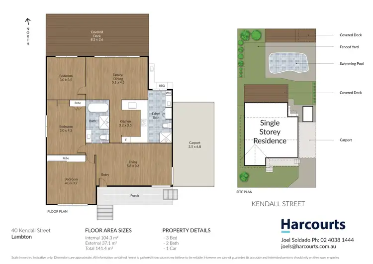 Floorplan of Homely house listing, 40 Kendall Street, Lambton NSW 2299