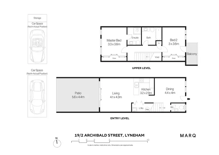 Floorplan of Homely townhouse listing, 19/2 Archibald Street, Lyneham ACT 2602