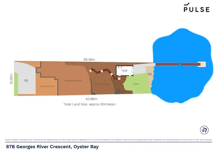Floorplan of Homely land listing, 87b Georges River Crescent, Oyster Bay NSW 2225