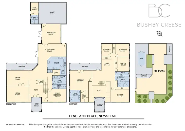 Floorplan of Homely house listing, 1 England Place, Newstead TAS 7250