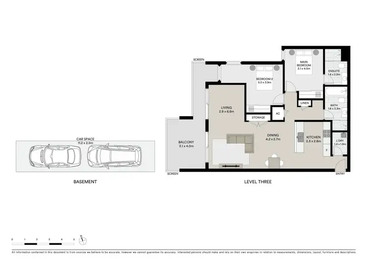 Floorplan of Homely apartment listing, 3306/42-44 Pemberton Street, Botany NSW 2019