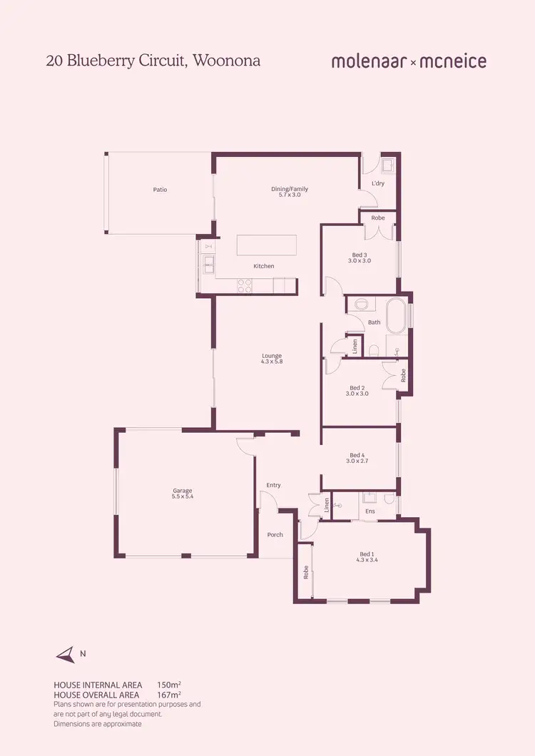 Floorplan of Homely house listing, 20 Blueberry Circuit, Woonona NSW 2517