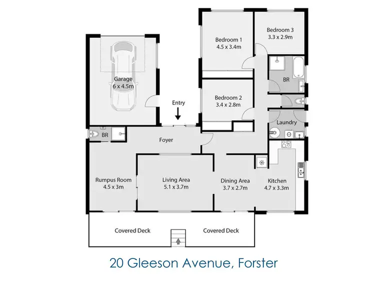 Floorplan of Homely house listing, 20 Gleeson Avenue, Forster NSW 2428
