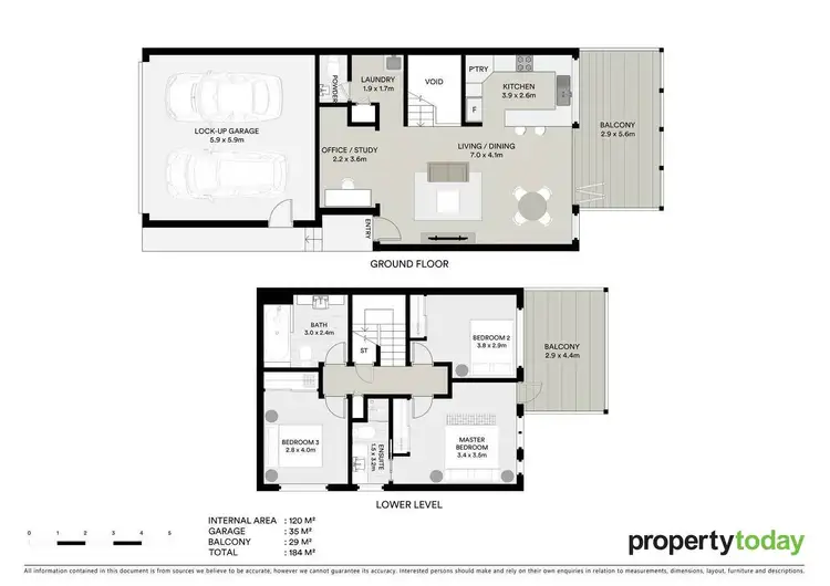 Floorplan of Homely townhouse listing, 14/7 Box Street, Buderim QLD 4556