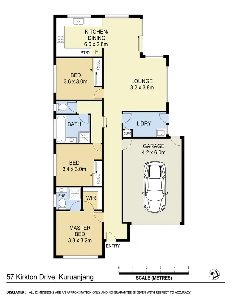 Floorplan of Homely house listing, 57 Kirkton Drive, Kurunjang VIC 3337