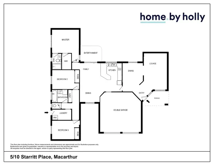 Floorplan of Homely townhouse listing, 5/10 Starritt Place, Macarthur ACT 2904