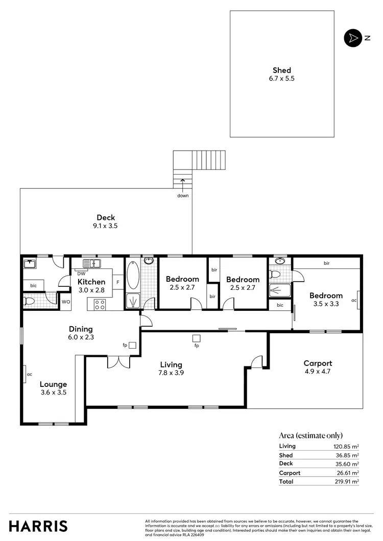 Floorplan of Homely house listing, 44A Myrtle Road, Hawthorndene SA 5051
