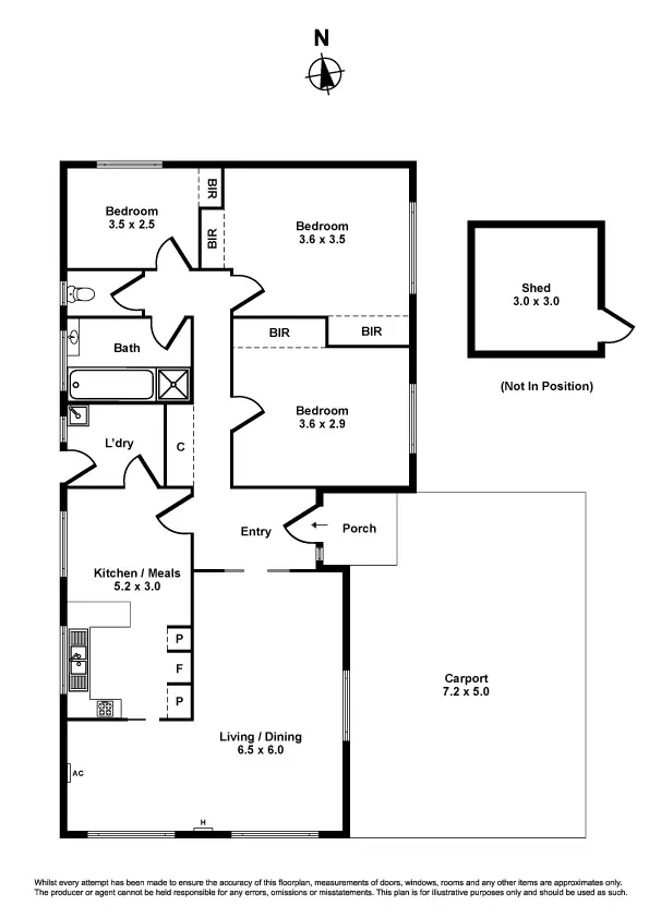 Floorplan of Homely house listing, 24 Alma Avenue, Altona Meadows VIC 3028