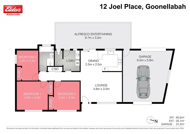 Floorplan of Homely house listing, 12 Joel Place, Goonellabah NSW 2480