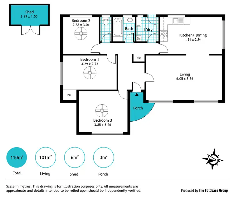 Floorplan of Homely house listing, 15 Archerfield Avenue, Christies Beach SA 5165
