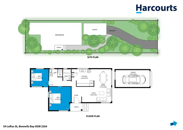 Floorplan of Homely house listing, 54 Loftus Street, Bonnells Bay NSW 2264