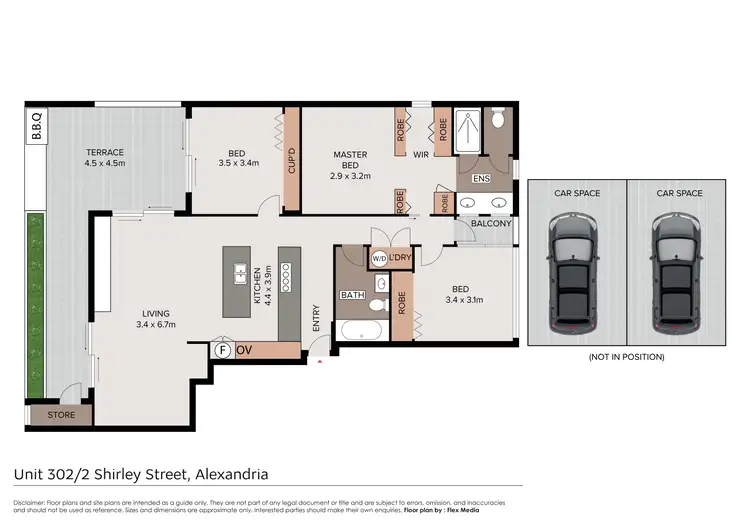 Floorplan of Homely unit listing, 302/2 Shirley Street, Alexandria NSW 2015