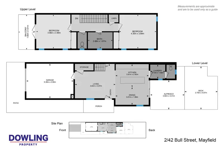 Floorplan of Homely townhouse listing, 2/42 Bull Street, Mayfield NSW 2304