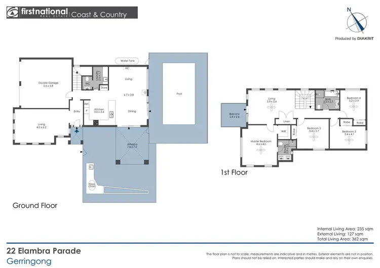 Floorplan of Homely house listing, 22 Elambra Parade, Gerringong NSW 2534