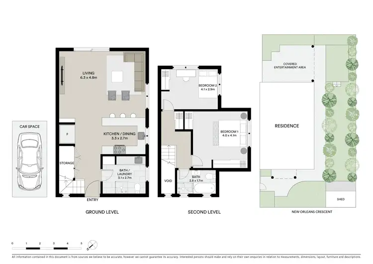 Floorplan of Homely townhouse listing, 5/51 New Orleans Cresent, Maroubra NSW 2035