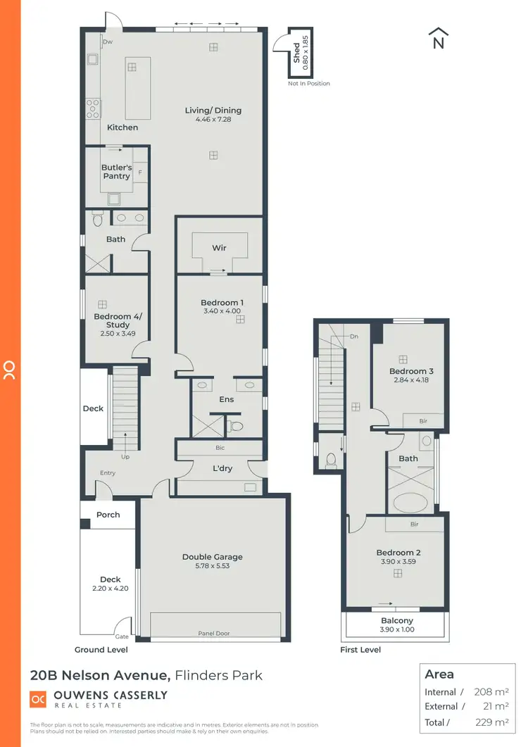Floorplan of Homely house listing, 20b Nelson Avenue, Flinders Park SA 5025