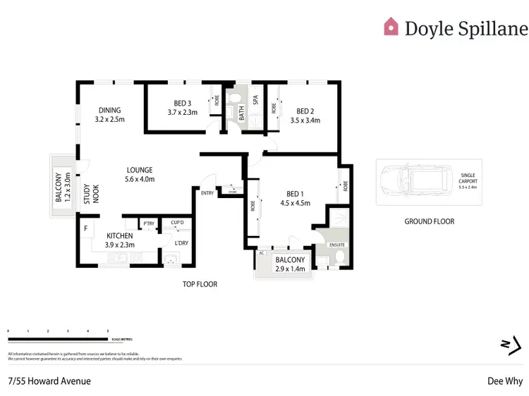 Floorplan of Homely apartment listing, 7/55 Howard Avenue, Dee Why NSW 2099